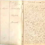 Een voorbeeldpagina uit de handgeschreven boeken van Henricus Weerts